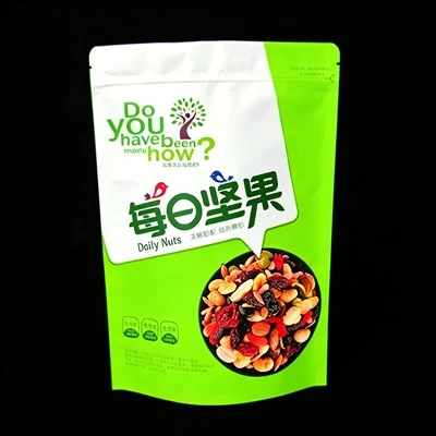Printed Stand Up Resealable Hnab